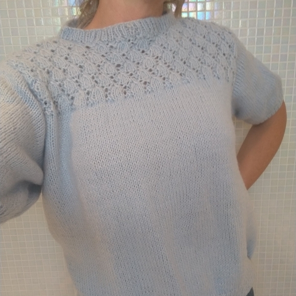 VINTAGE HAND KNIT SWEATER xl (J5) - Picture 4 of 10